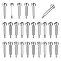 MECCANIXITY 26Pcs 304 Stainless Steel Shoulder Bolt 4mm Dia 12mm L M3x0.5
