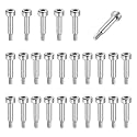 MECCANIXITY 26Pcs 304 Stainless Steel Shoulder Bolt 4mm Dia 10mm L M3x0.5