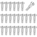 MECCANIXITY 26Pcs 304 Stainless Steel Shoulder Bolt 6mm Dia 10mm L M5x0.8