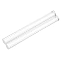 MECCANIXITY 2pcs Acrylic Round Rods 3/8" x 4" Clear Acrylic Dowel Rods Sticks Plastic Sticks Strip for DIY Crafts Lighting Gardening Decorations - 10mm x 100mm