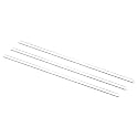 MECCANIXITY 3.3 Borosilicate Glass Stick 7.87" Length 5mm Dia Stir Rod,3Pcs