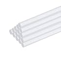 MECCANIXITY 30pcs Acrylic Round Rods 1/8" x 8" Clear Acrylic Dowel Rods Sticks Plastic Sticks Strip for DIY Crafts Lighting Gardening Decorations - 3mm x 200mm