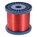 MECCANIXITY 36 AWG Magnet Wire, 36 Gauge Enameled Copper Wires 48 oz Magnetic Coil for Transformer Motor Electric, F Grade 311 Fahrenheit (155 Celsius), Red