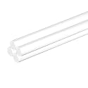 MECCANIXITY 4 Pcs Acrylic Round Rods 23/64" x 12" Clear Acrylic Dowel Rods Sticks Plastic Sticks Strip for Model Making DIY Crafts Lighting Gardening Decorations - 9mm x 300mm