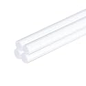 MECCANIXITY 4pcs Acrylic Round Rods 3/16" x 12" Clear Acrylic Dowel Rods Sticks Plastic Sticks Strip for DIY Crafts Lighting Gardening Decorations - 5mm x 300mm