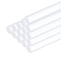 MECCANIXITY 15pcs Acrylic Round Rods 5/16" x 12" Clear Acrylic Dowel Rods Sticks Plastic Sticks Strip for DIY Crafts Lighting Gardening Decorations - 8mm x 300mm