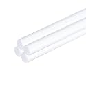 MECCANIXITY 4pcs Acrylic Round Rods 5/32" x 12" Clear Acrylic Dowel Rods Sticks Plastic Sticks Strip for DIY Crafts Lighting Gardening Decorations - 4mm x 300mm