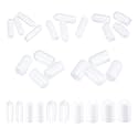 MECCANIXITY Round End Protective Caps 1/8" 3/16" 1/4" 5/16" 3/8" White