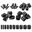 MECCANIXITY Round End Protective Caps 1/8" 1/4" 1/2" 3/4" 1" Black