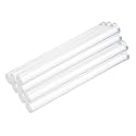 MECCANIXITY 8pcs Acrylic Round Rods 3/8" x 4" Clear Acrylic Dowel Rods Sticks Plastic Sticks Strip for DIY Crafts Lighting Gardening Decorations - 10mm x 100mm