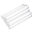 MECCANIXITY 8pcs Acrylic Round Rods 9/16" x 4" Clear Acrylic Dowel Rods Sticks Plastic Sticks Strip for DIY Crafts Lighting Gardening Decorations - 15mm x 100mm