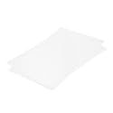 MECCANIXITY ABS Plastic Sheet 12 Inch x 8 Inch x 0.08 Inch ABS Styrene Sheets for Building Model DIY Crafts Panel White 2 Pcs