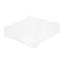 MECCANIXITY ABS Plastic Sheet 12 Inch x 12 Inch x 0.08 Inch ABS Styrene Sheets for Building Model DIY Crafts Panel White 6 Pcs