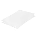MECCANIXITY ABS Plastic Sheet 16 Inch x 12 Inch x 0.04 Inch ABS Styrene Sheets for Building Model DIY Crafts Panel White 2 Pcs