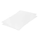 MECCANIXITY ABS Plastic Sheet 16 Inch x 12 Inch x 0.08 Inch ABS Styrene Sheets for Building Model DIY Crafts Panel White 2 Pcs