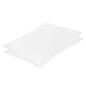 MECCANIXITY ABS Plastic Sheet 16 Inch x 12 Inch x 0.2 Inch ABS Styrene Sheets for Building Model DIY Crafts Panel White 2 Pcs