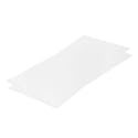 MECCANIXITY ABS Plastic Sheet 24 Inch x 12 Inch x 0.02 Inch ABS Styrene Sheets for Building Model DIY Crafts Panel White 2 Pcs