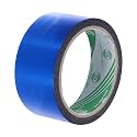 MECCANIXITY Blue Metalized Tape 1 Inch x 55 Yards Decor Tape for Detailing Accent Wall, Graphic Arts