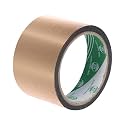 MECCANIXITY Champagne Gold Metalized Tape 1.8 Inch x 55 Yards Decor Tape for Detailing Accent Wall, Graphic Arts, Pack of 1