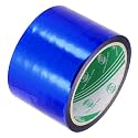 MECCANIXITY Blue Check Pattern Metalized Tape 2.8 Inch x 55 Yards Decor Tape for Detailing Accent Wall, Graphic Arts