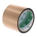 MECCANIXITY Champagne Gold Metalized Tape 2.8 Inch x 55 Yards Decor Tape for Detailing Accent Wall, Graphic Arts, Pack of 1
