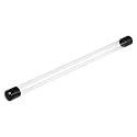 MECCANIXITY Clear Storage Tube 18x20mm Small Plastic Round Tubing with Caps Rigid Bottle Container 400mm/15.7 Inch for Item Stored