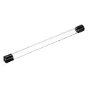 MECCANIXITY Clear Storage Tube 18x22mm Small Plastic Round Tubing with Caps Rigid Bottle Container 300mm/12 Inch for Item Stored