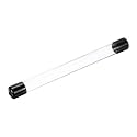MECCANIXITY Clear Storage Tube 20x22mm Small Plastic Round Tubing with Caps Rigid Bottle Container 250mm/10 Inch for Item Stored