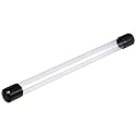 MECCANIXITY Clear Storage Tube 23x25mm Small Plastic Round Tubing with Caps Rigid Bottle Container 300mm/12 Inch for Item Stored