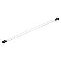 MECCANIXITY Clear Storage Tube 5.4x8.8mm Small Plastic Round Tubing with Caps Rigid Bottle Container 250mm/10 Inch for Item Stored