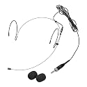 MECCANIXITY Ear Hook Headset Microphone,3.5mm Female Screw Plug, Black