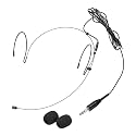 MECCANIXITY Ear Hook Headset Microphone,Standard 3.5mm TRS Plug, Black