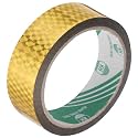 MECCANIXITY Gold Metalized Tape 1.4 Inch x 55 Yards Decor Tape for Craft Detailing Accent Wall, Graphic Arts
