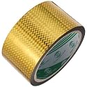 MECCANIXITY Gold Metalized Tape 1.8 Inch x 55 Yards Decor Tape for Craft Detailing Accent Wall, Graphic Arts