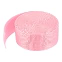MECCANIXITY Lightweight Polypropylene Webbing Strap 1 1/2" 5 Yard Backpack Strapping Band Light Pink for Outdoor Luggage Cargo Straps