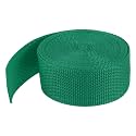 MECCANIXITY Lightweight Polypropylene Webbing Strap 1 1/2" 5 Yard Backpack Strapping Band Green for Outdoor Luggage Cargo Straps