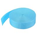 MECCANIXITY Lightweight Polypropylene Webbing Strap 2" 25 Yard Backpack Strapping Band Sky Blue for Outdoor Luggage Cargo Straps