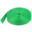 MECCANIXITY Lightweight Polypropylene Webbing Strap 1 1/2" 25 Yard Backpack Strapping Band Mint Green for Outdoor Luggage Cargo Straps