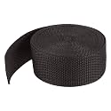 MECCANIXITY Lightweight Polypropylene Webbing Strap 1 1/2" 5 Yard Backpack Strapping Band Coffee for Outdoor Luggage Cargo Straps