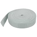 MECCANIXITY Lightweight Polypropylene Webbing Strap 1 1/2" 25 Yard Backpack Strapping Band Light Grey for Outdoor Luggage Cargo Straps