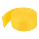 MECCANIXITY Lightweight Polypropylene Webbing Strap 1 1/2" 5 Yard Backpack Strapping Band Dark Yellow for Outdoor Luggage Cargo Straps