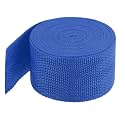 MECCANIXITY Lightweight Polypropylene Webbing Strap 2" 5 Yard Backpack Strapping Band Blue for Outdoor Luggage Cargo Straps