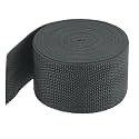 MECCANIXITY Lightweight Polypropylene Webbing Strap 2" 5 Yard Backpack Strapping Band Dark Grey for Outdoor Luggage Cargo Straps