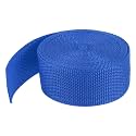 MECCANIXITY Lightweight Polypropylene Webbing Strap 1 1/2" 5 Yard Backpack Strapping Band Blue for Outdoor Luggage Cargo Straps