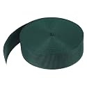 MECCANIXITY Lightweight Polypropylene Webbing Strap 2" 25 Yard Backpack Strapping Band Dark Green for Outdoor Luggage Cargo Straps