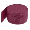 MECCANIXITY Lightweight Polypropylene Webbing Strap 2" 5 Yard Backpack Strapping Band Dark Red for Outdoor Luggage Cargo Straps