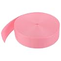 MECCANIXITY Lightweight Polypropylene Webbing Strap 2" 25 Yard Backpack Strapping Band Pink for Outdoor Luggage Cargo Straps