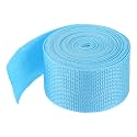 MECCANIXITY Lightweight Polypropylene Webbing Strap 2" 5 Yard Backpack Strapping Band Sky Blue for Outdoor Luggage Cargo Straps