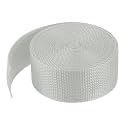 MECCANIXITY Lightweight Polypropylene Webbing Strap 1 1/2" 5 Yard Backpack Strapping Band Pale Grey for Outdoor Luggage Cargo Straps