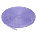 MECCANIXITY Nylon Webbing Strap Flat 3/8 Inch 50 Yards Wine Purple for Outdoor DIY Gear Repair, Backpack, Luggage-Rack, Crafts